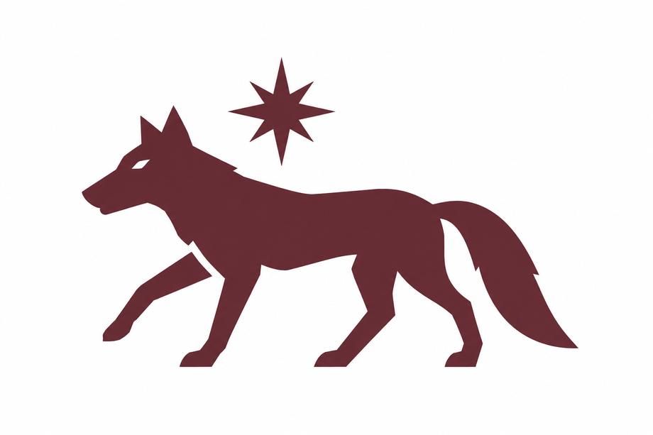 Berriochoa wolf and star emblem